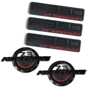 Emblem Badge Set for 1999–2003 F-350 7.3L Power Stroke XLT Super Duty