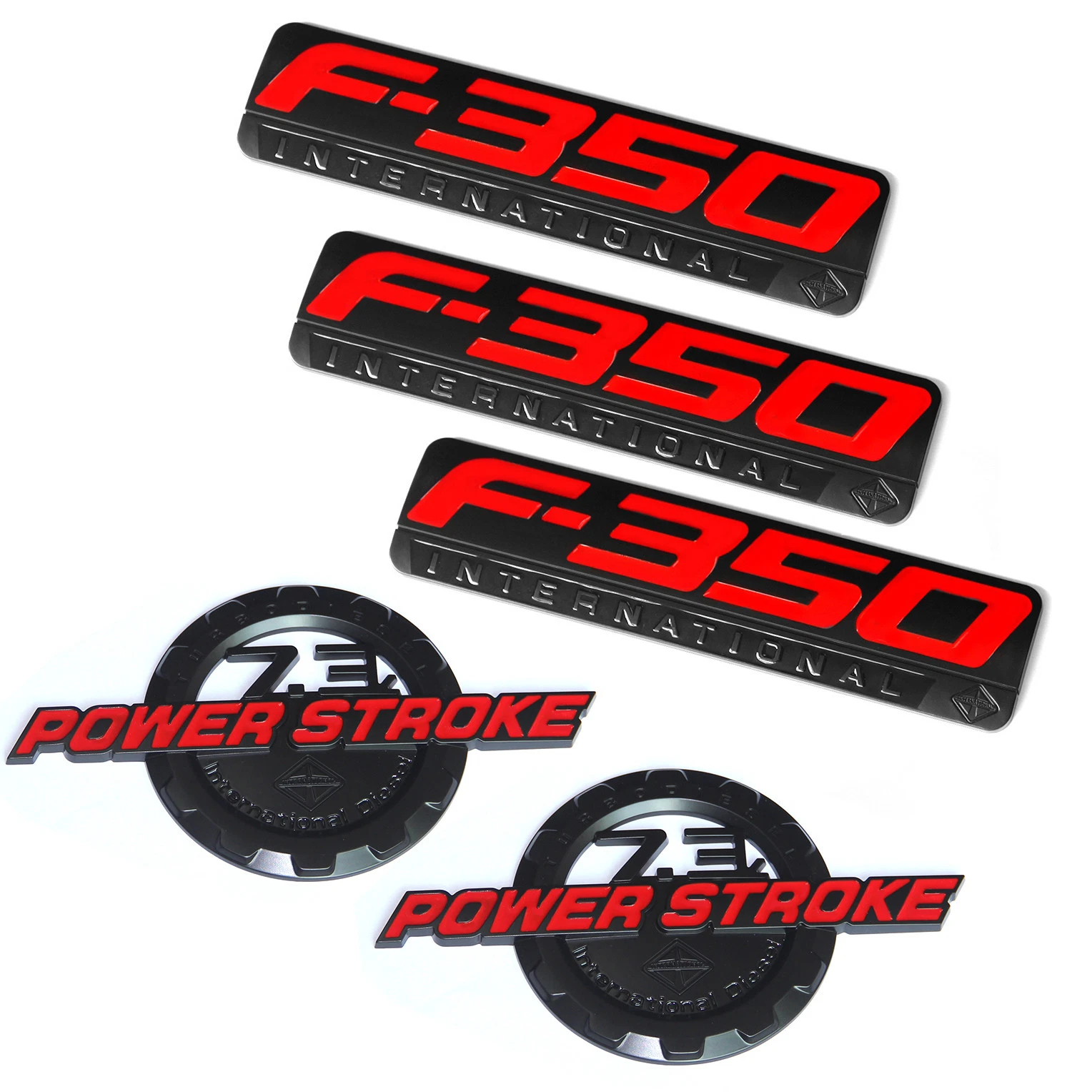 Side Emblem Badges for 1999-2003 F-350 International 7.3L Power Stroke