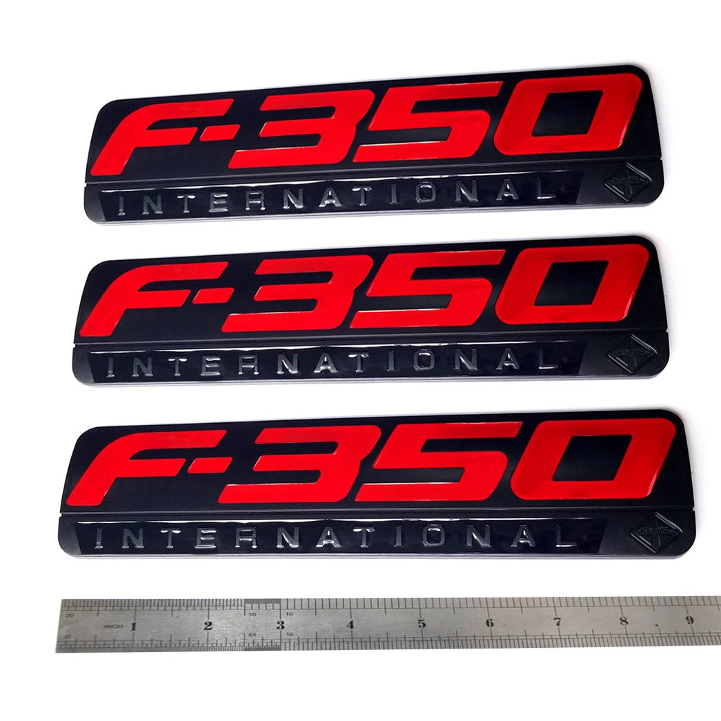 Side Tailgate Emblem Badge for 1999-2003 F-350 Super Duty International