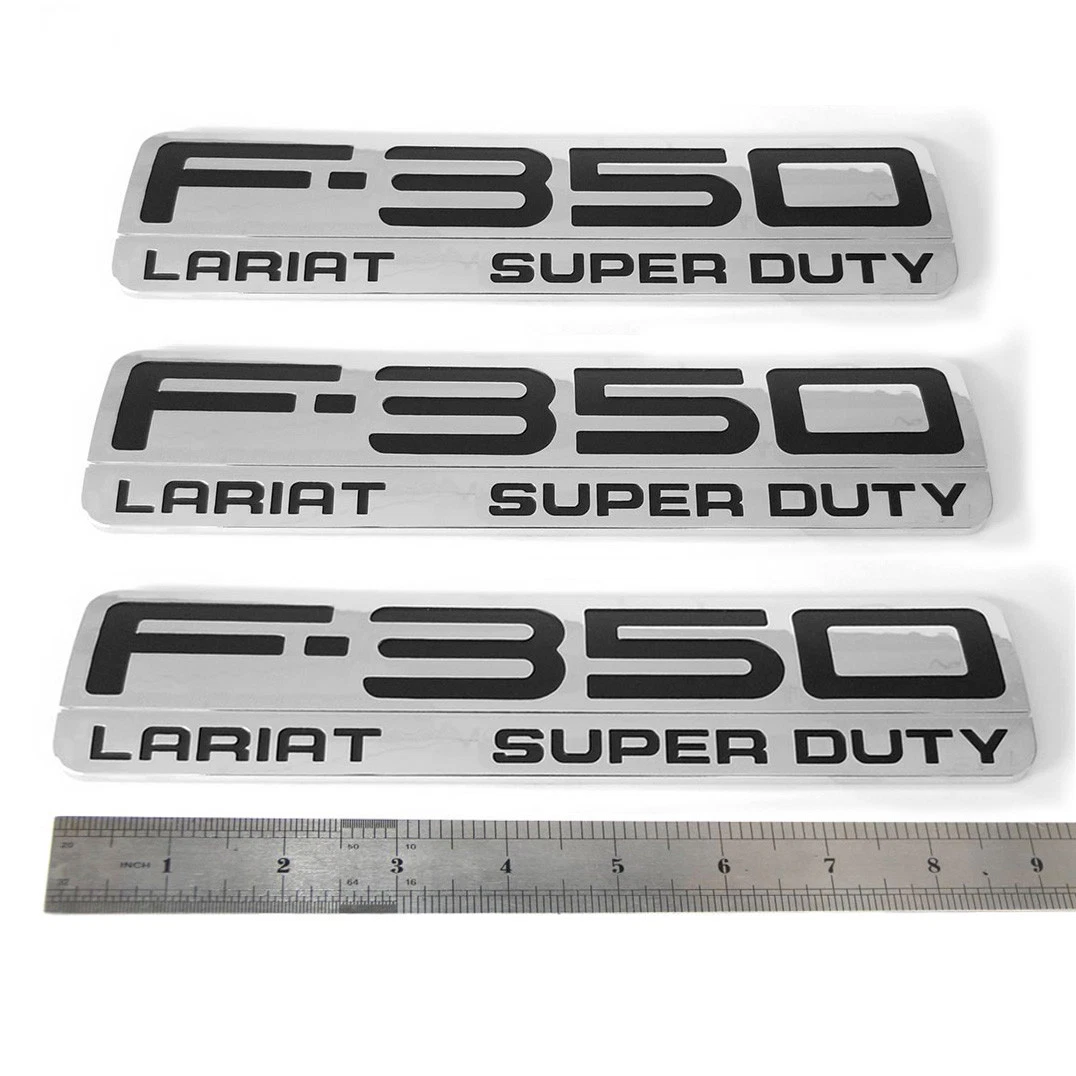 Side & Tailgate Emblem Badges for 1999-2016 F-350 Super Duty Lariat - Image 4