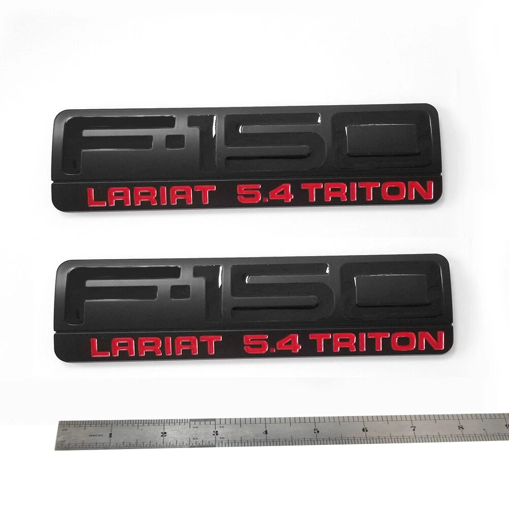 Fender Pair Emblem Badge for 2004–2008 Ford F-150 5.4 Triton Lariat - Image 4