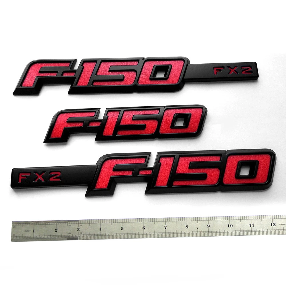 FX2 Emblem Badge for 2010–2014 Ford F-150 | Aftermarket 3D Rear & Side