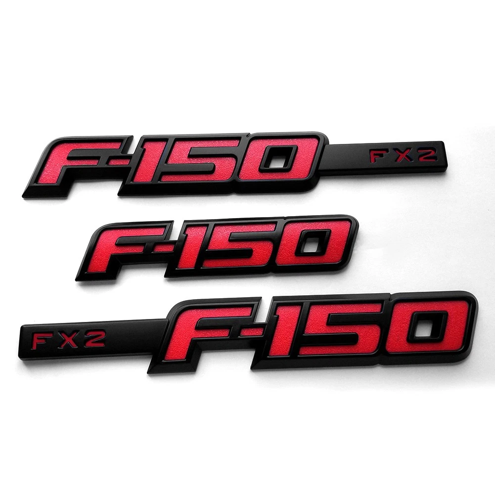 FX2 Emblem Badge for 2010–2014 Ford F-150 | Aftermarket 3D Rear & Side