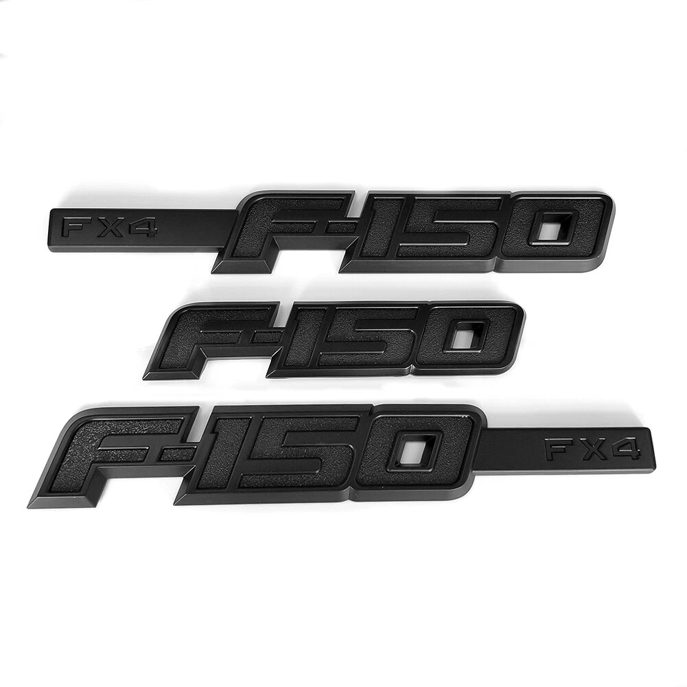 FX4 Emblem Set for 2009–2014 Ford F-150 | Side & Tailgate 3D Badges - Image 5