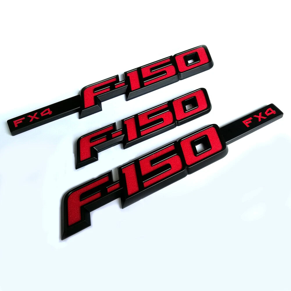 FX4 Emblem Set for 2009–2014 Ford F-150 | Side & Tailgate 3D Badges - Image 7