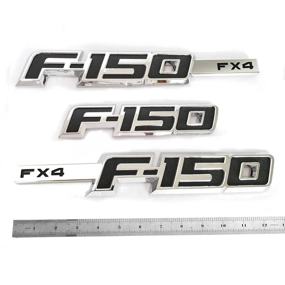 FX4 Emblem Set for 2009–2014 Ford F-150 | Side & Tailgate 3D Badges - Image 9