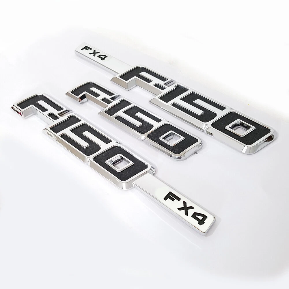 FX4 Emblem Set for 2009–2014 Ford F-150 | Side & Tailgate 3D Badges - Image 10