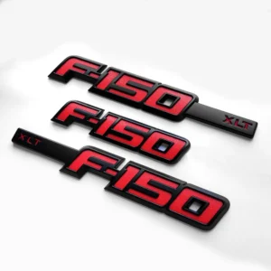 XLT Emblem Set for 2009–2014 Ford F-150 | Side & Tailgate 3D Badges