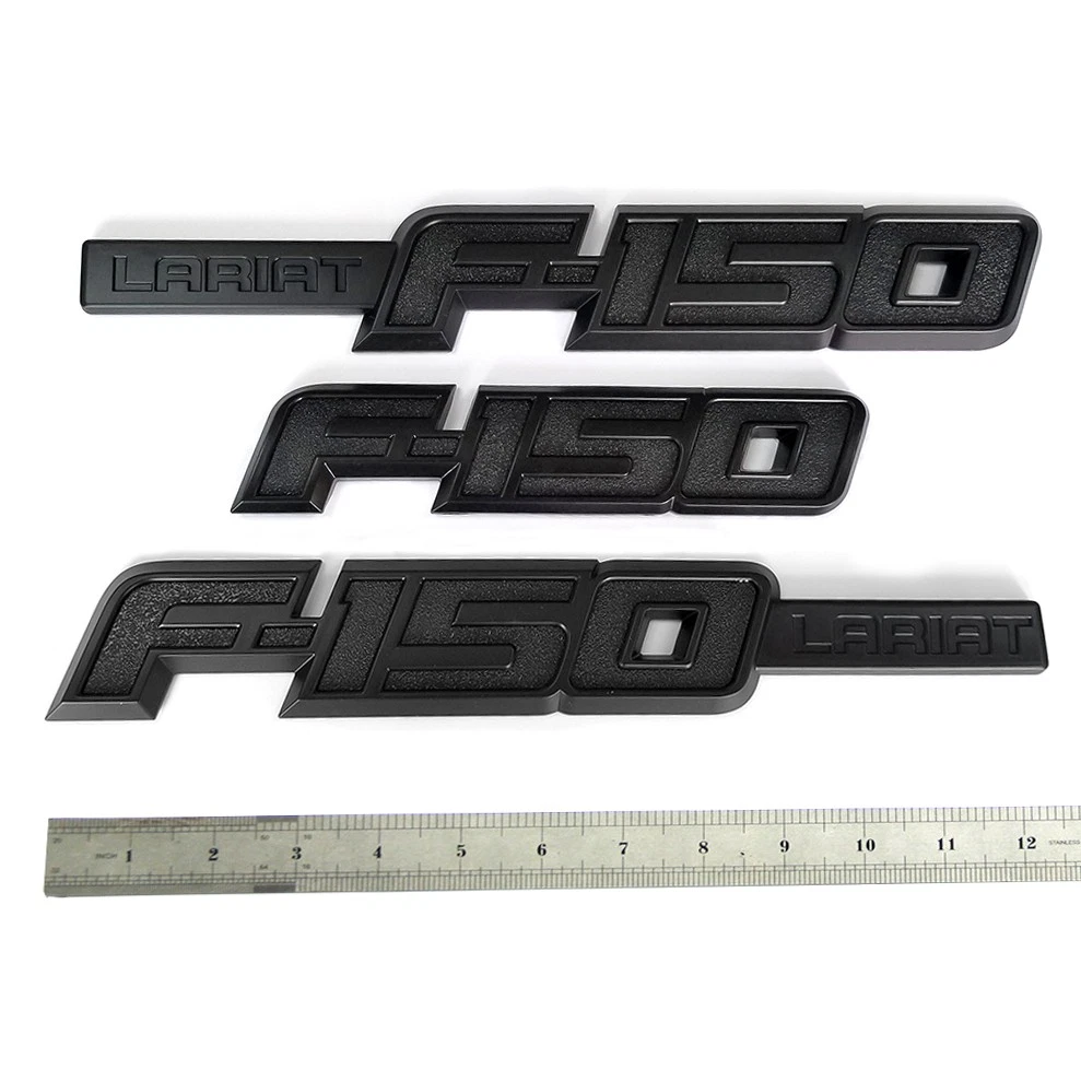 Lariat Fender & Rear Emblem Badges for 2009–2014 Ford F-150 Replacement