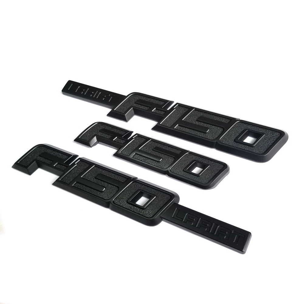 Lariat Fender & Rear Emblem Badges for 2009–2014 Ford F-150 Replacement - Image 4