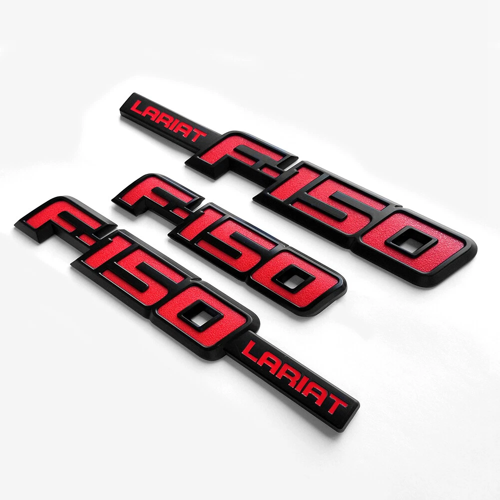 Lariat Fender & Rear Emblem Badges for 2009–2014 Ford F-150 Replacement - Image 9