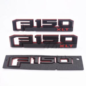 Fender & Tailgate Badges for 2015–2020 Ford XLT Aftermarket Emblem Set