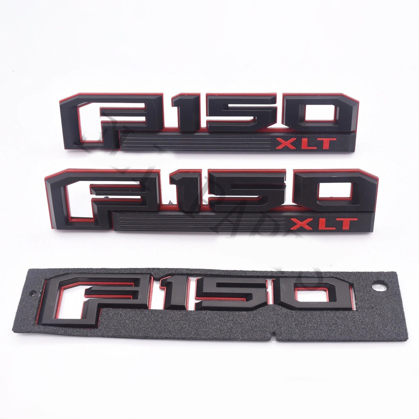 Fender & Tailgate Badges for 2015–2020 Ford XLT Aftermarket Emblem Set