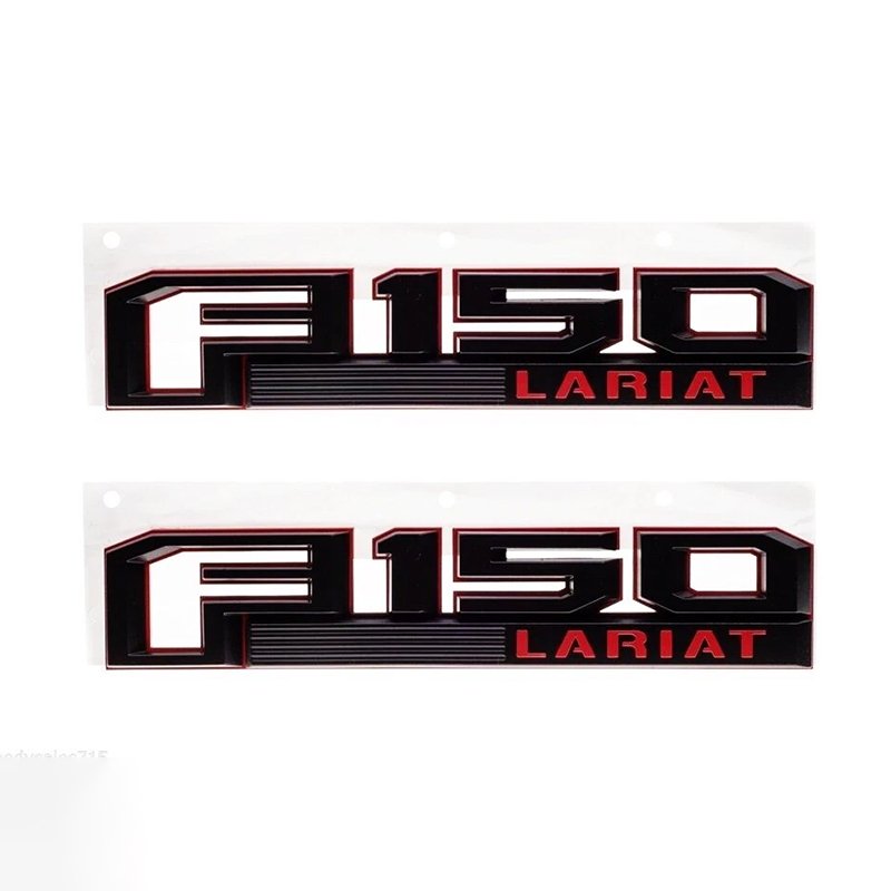 Fender Emblem Badge Set for 2015–2020 Ford F-150 Lariat Replacement
