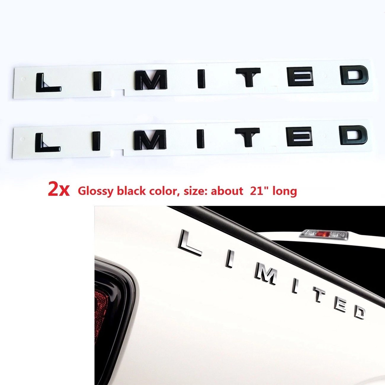 Bedside Custom Badges for 2015-2017 F-250 / F-350 Super Duty LIMITED