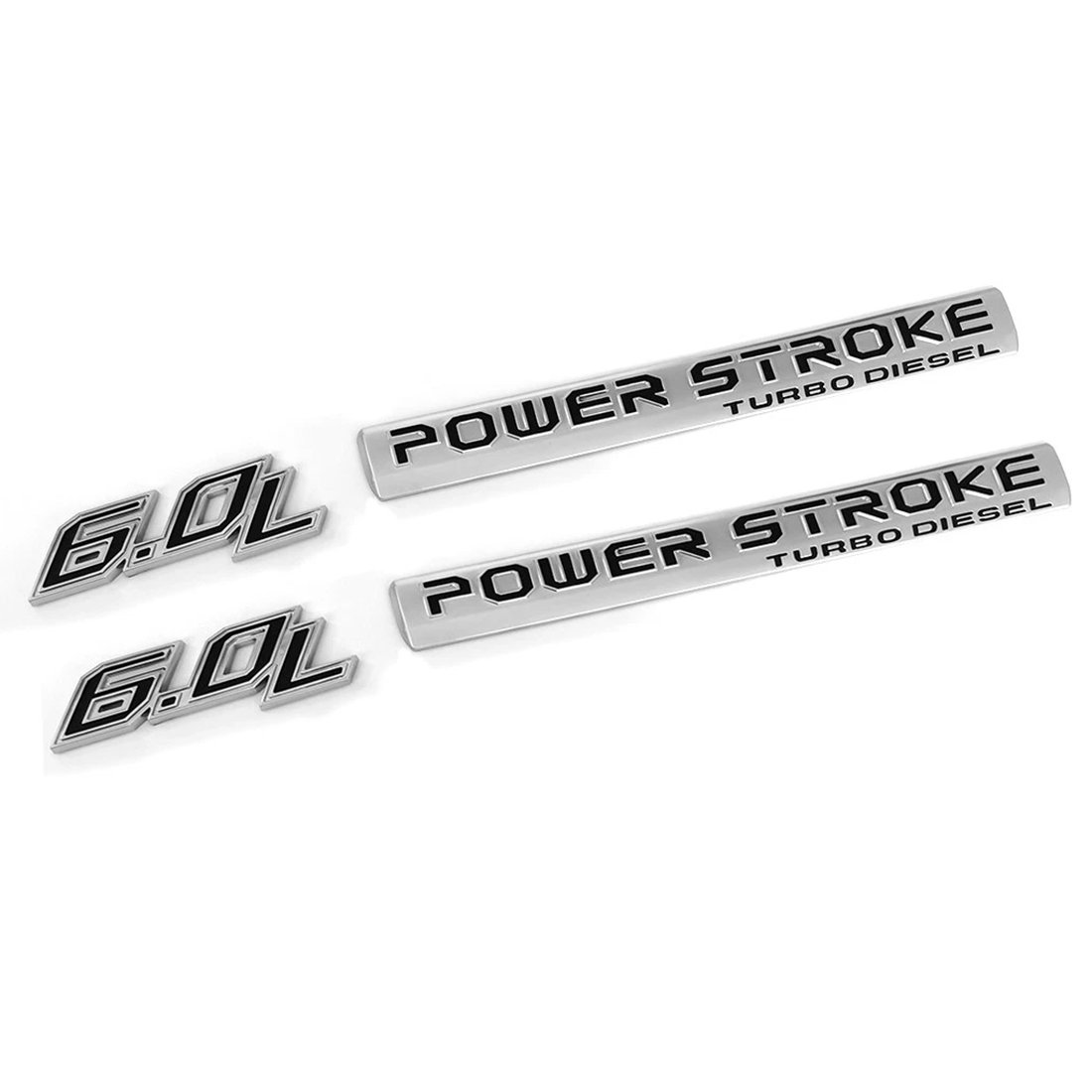 Side Emblem Badge Set for 2003–2007 Ford Super Duty 6.0L Power Stroke