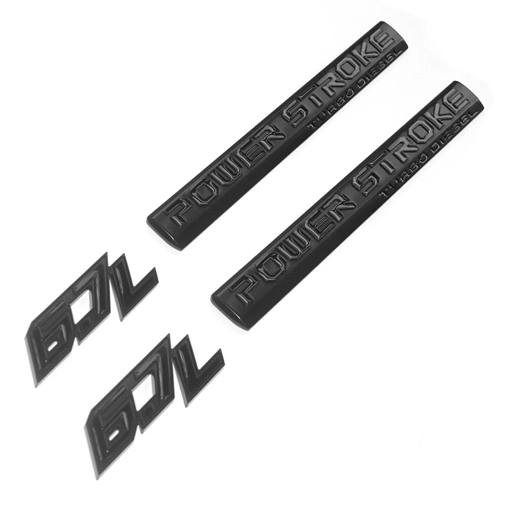 Side Emblem Badge Set for 2017–2022 Ford Super Duty 6.7L Power Stroke