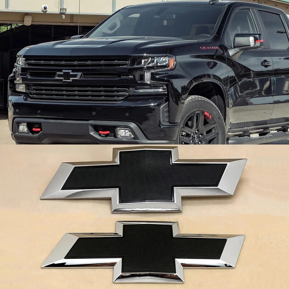 Grille & Rear Bowtie Emblem Sets for 2019-2026 Chevy Silverado 1500 2500 3500 - Image 6
