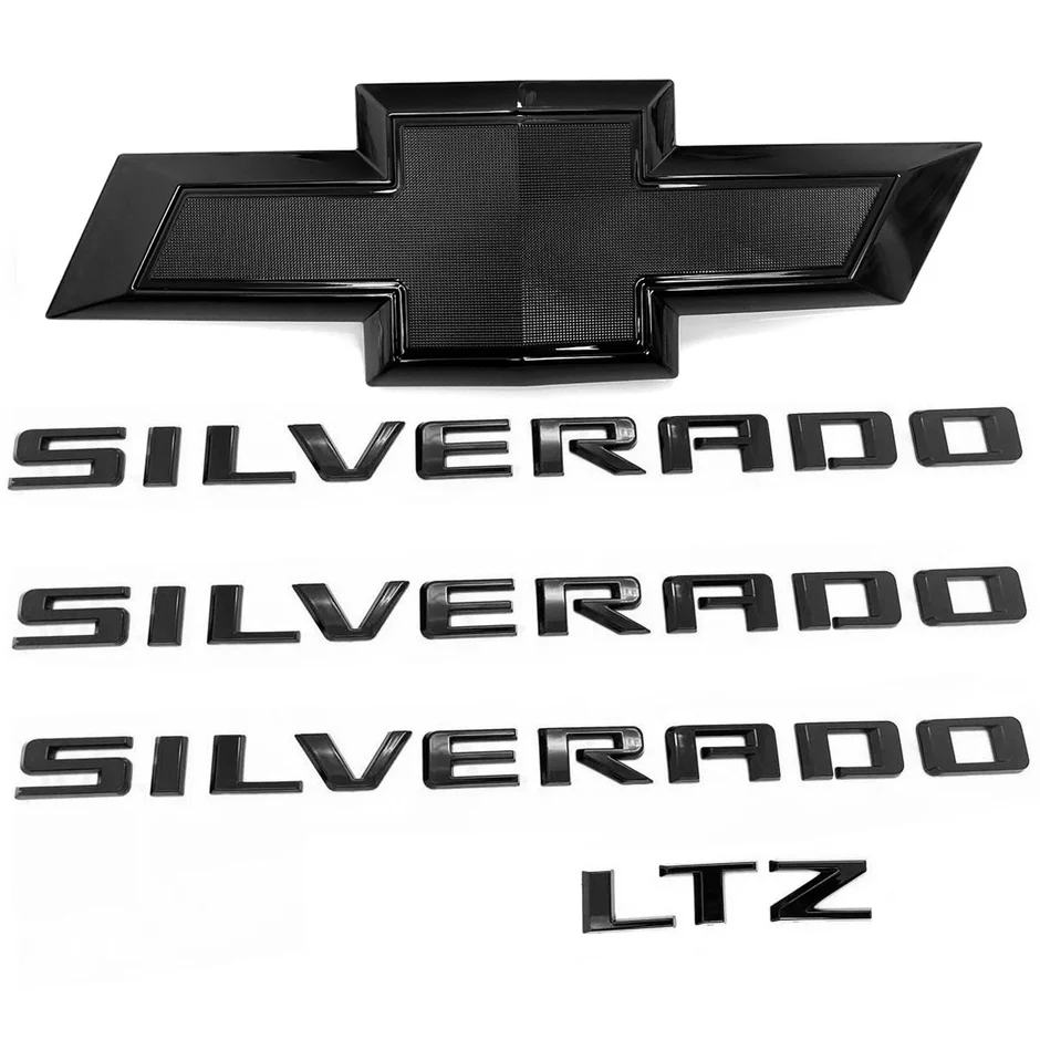 5 Emblem Sets for 2023-26 Chevy Silverado 1500 High Country Z71 RST LTZ LT - Image 3