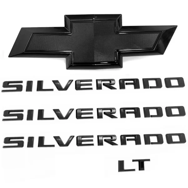 5 Emblem Sets for 2023-26 Chevy Silverado 1500 High Country Z71 RST LTZ LT