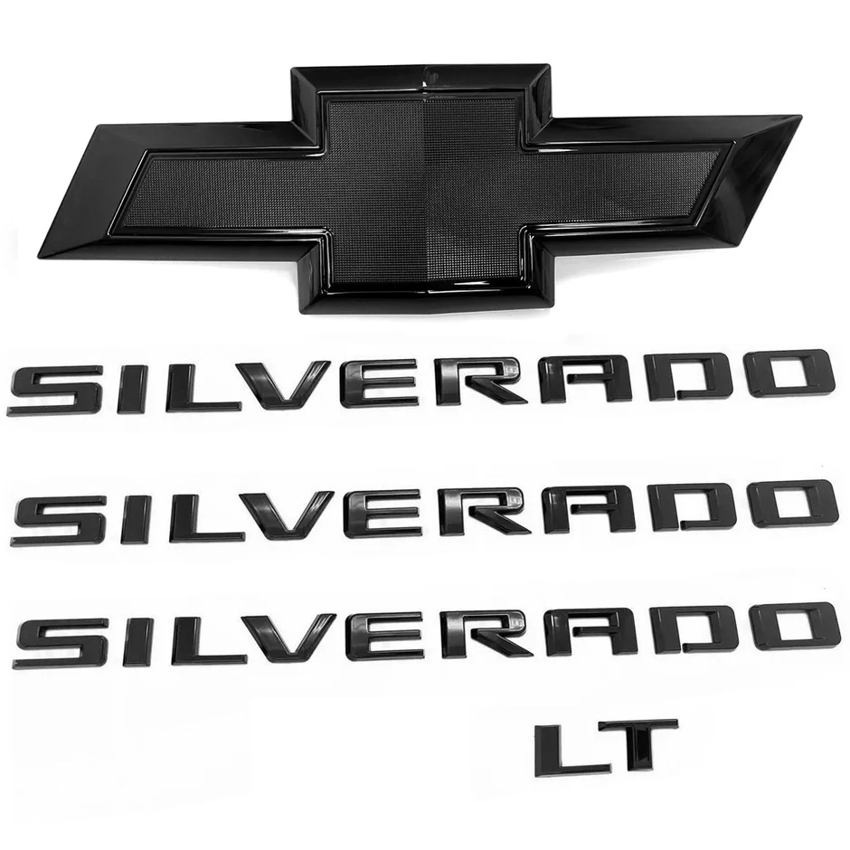 5 Emblem Sets for 2023-26 Chevy Silverado 1500 High Country Z71 RST LTZ LT - Image 2