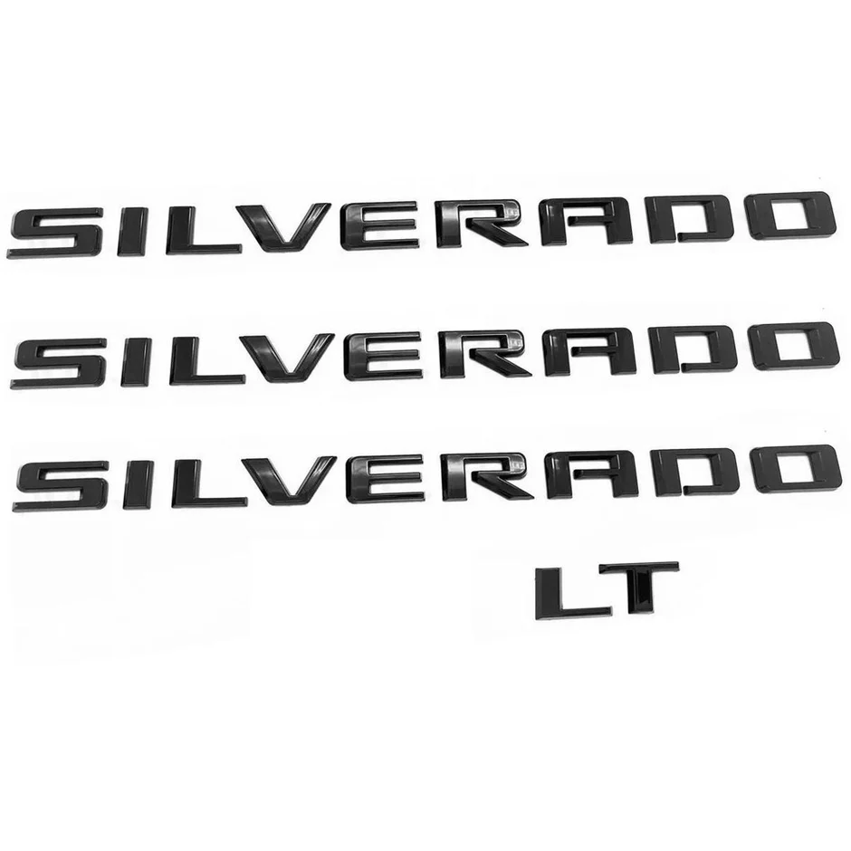 5 Emblem Sets for 2023-26 Chevy Silverado 1500 High Country Z71 RST LTZ LT - Image 9