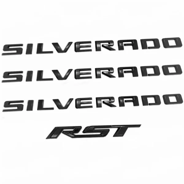 5 Emblem Sets for 2023-26 Chevy Silverado 1500 High Country Z71 RST LTZ LT
