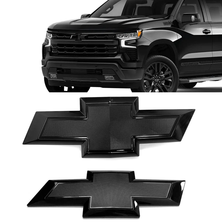 Grille & Rear Bowtie Emblem Sets for 2019-2026 Chevy Silverado 1500 2500 3500 - Image 11