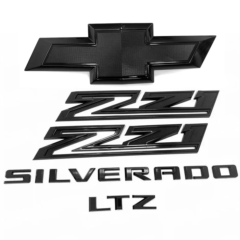 5 Emblem Sets for 2023-26 Chevy Silverado 1500 High Country Z71 RST LTZ LT - Image 6