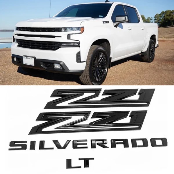 5 Emblem Sets for 2023-26 Chevy Silverado 1500 High Country Z71 RST LTZ LT
