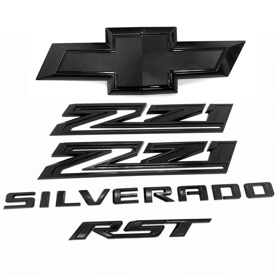 5 Emblem Sets for 2023-26 Chevy Silverado 1500 High Country Z71 RST LTZ LT - Image 5