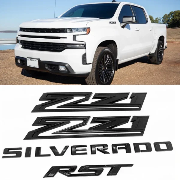 5 Emblem Sets for 2023-26 Chevy Silverado 1500 High Country Z71 RST LTZ LT