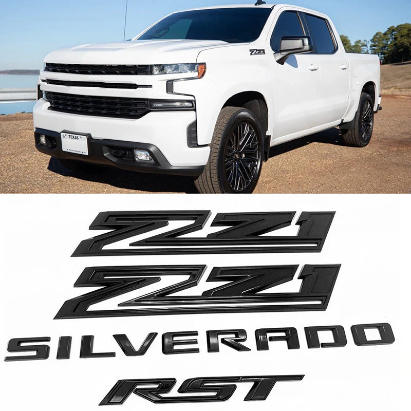 5 Emblem Sets for 2023-26 Chevy Silverado 1500 High Country Z71 RST LTZ LT - Image 16