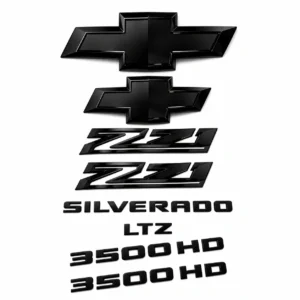 Emblem Sets for 2020-2026 Chevy Silverado 2500 3500 HD High Country Z71 LTZ LT - Image 4