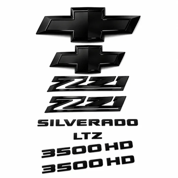 Emblem Sets for 2020-2026 Chevy Silverado 2500 3500 HD High Country Z71 LTZ LT