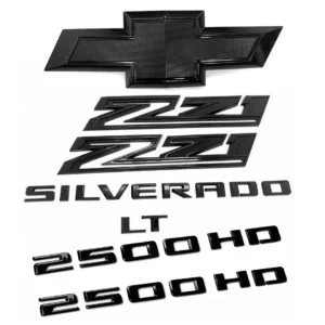 Emblem Sets for 2020-2026 Chevy Silverado 2500 3500 HD High Country Z71 LTZ LT - Image 9