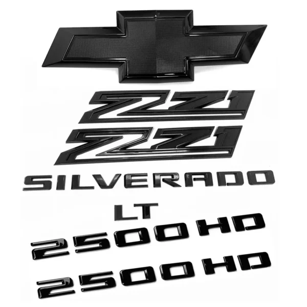 Emblem Sets for 2020-2026 Chevy Silverado 2500 3500 HD High Country Z71 LTZ LT