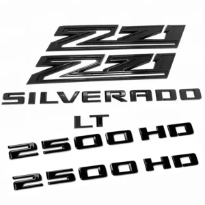Emblem Sets for 2020-2026 Chevy Silverado 2500 3500 HD High Country Z71 LTZ LT - Image 18
