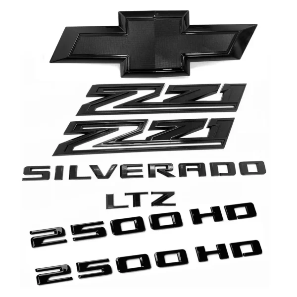 Emblem Sets for 2020-2026 Chevy Silverado 2500 3500 HD High Country Z71 LTZ LT