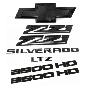 Emblem Sets for 2020-2026 Chevy Silverado 2500 3500 HD High Country Z71 LTZ LT - Image 3