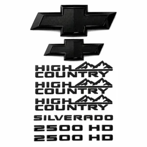 Emblem Sets for 2020-2026 Chevy Silverado 2500 3500 HD High Country Z71 LTZ LT - Image 6