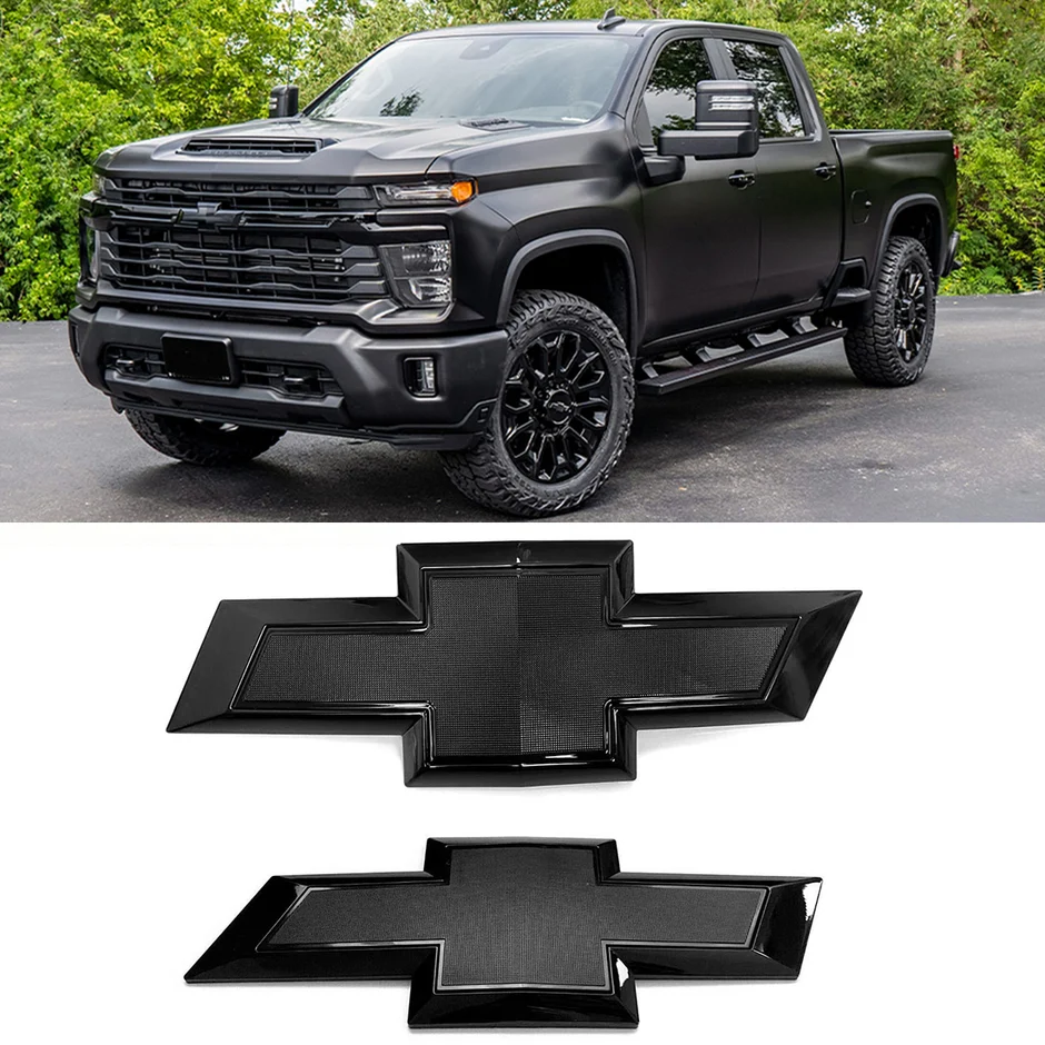 Grille & Rear Bowtie Emblem Sets for 2019-2026 Chevy Silverado 1500 2500 3500 - Image 2