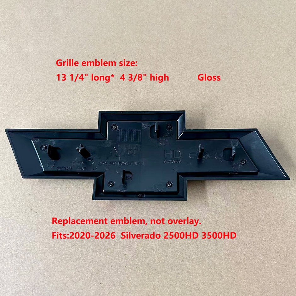 Grille & Rear Bowtie Emblem Sets for 2019-2026 Chevy Silverado 1500 2500 3500 - Image 7