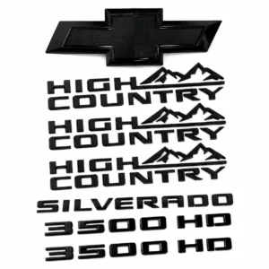 Emblem Sets for 2020-2026 Chevy Silverado 2500 3500 HD High Country Z71 LTZ LT - Image 7