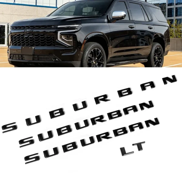 Emblem Sets for 2021-2026 Chevrolet Suburban High Country RST LT Badge Kits