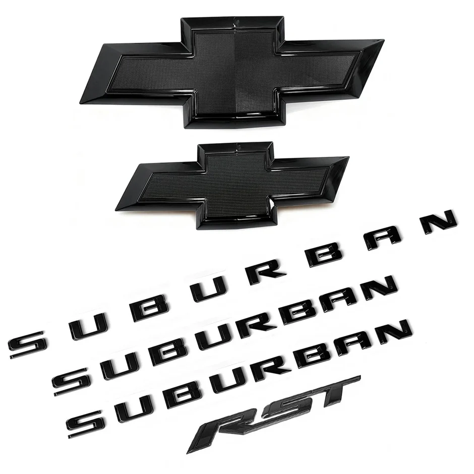 Emblem Sets for 2021-2026 Chevrolet Suburban High Country RST LT Badge Kits - Image 3
