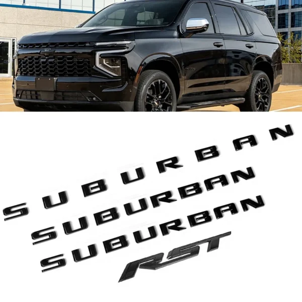 Emblem Sets for 2021-2026 Chevrolet Suburban High Country RST LT Badge Kits