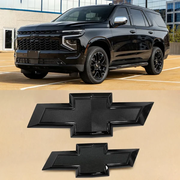 Front & Rear Bowtie Emblem Sets for 2021-2026 Chevrolet Tahoe and Suburban