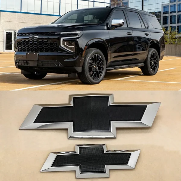 Front & Rear Bowtie Emblem Sets for 2021-2026 Chevrolet Tahoe and Suburban