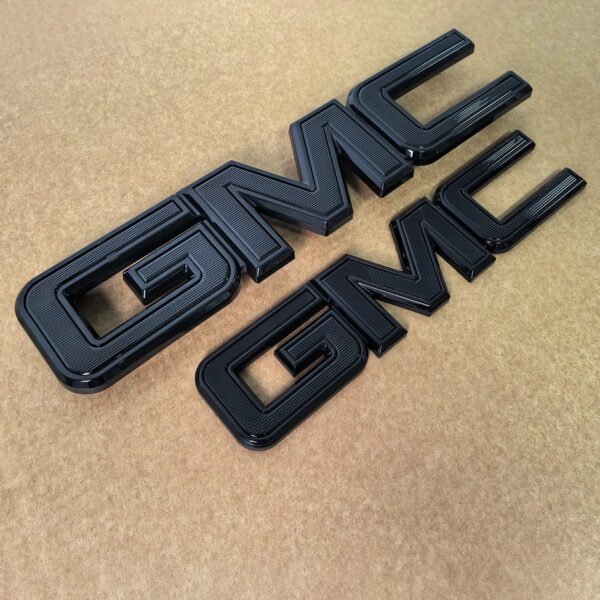 2-Pack Grille & Rear Emblems for 2014-2026 GMC Sierra 1500 2015-2026 HD